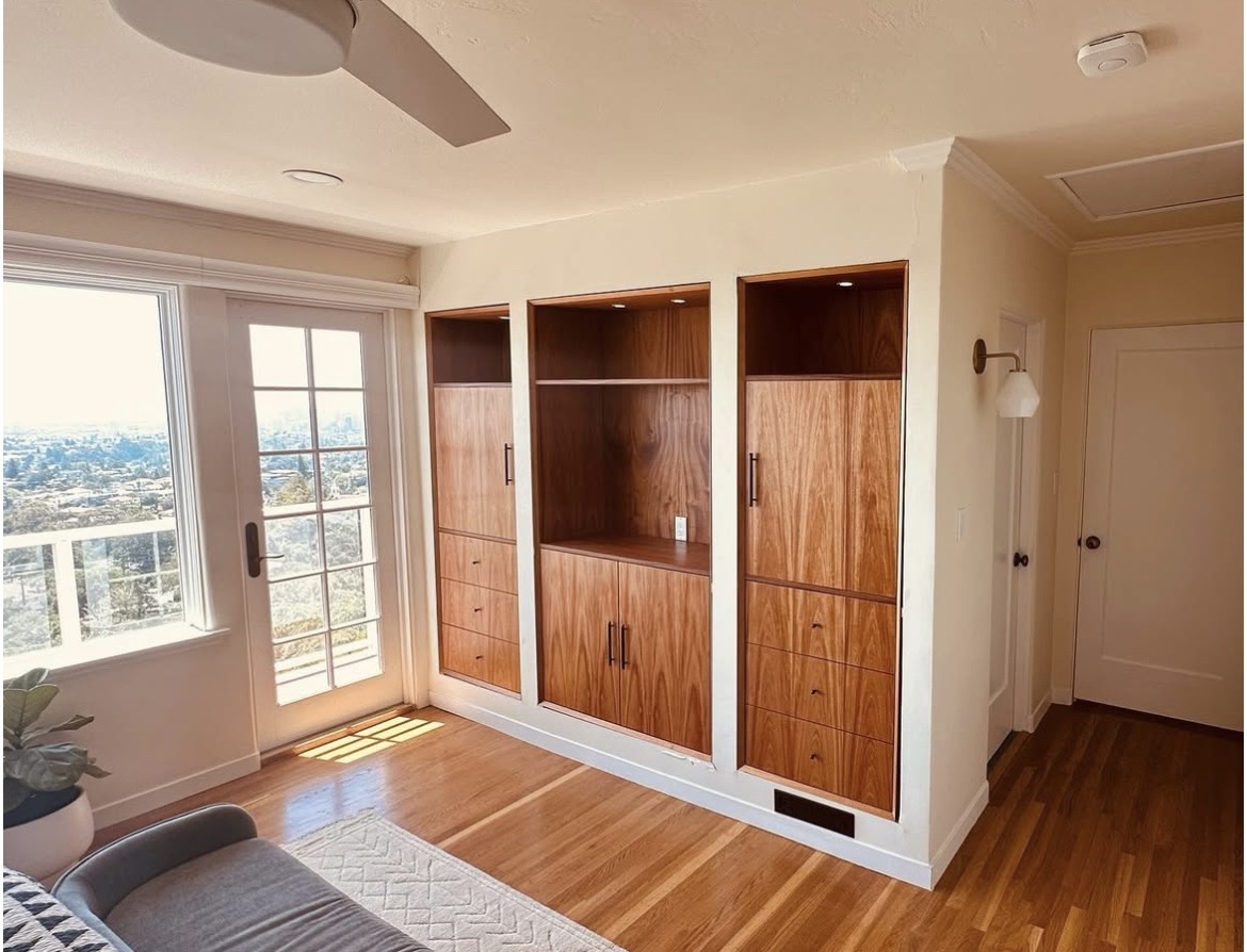 Custom kitchen cabinets — Berkeley home full kitchen remodel