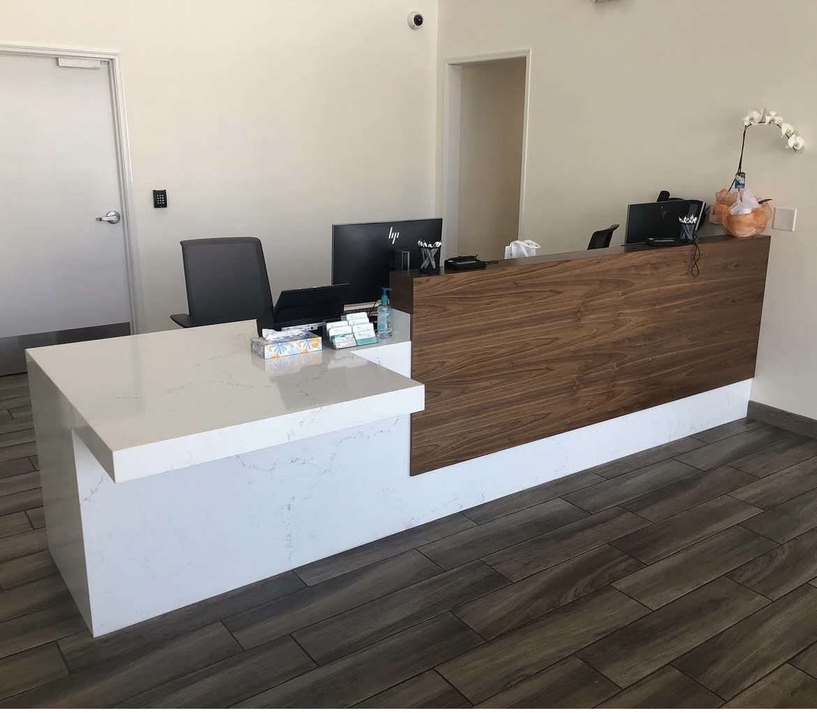 Custom bathroom vanity installation San Francisco — full-wall vanity system